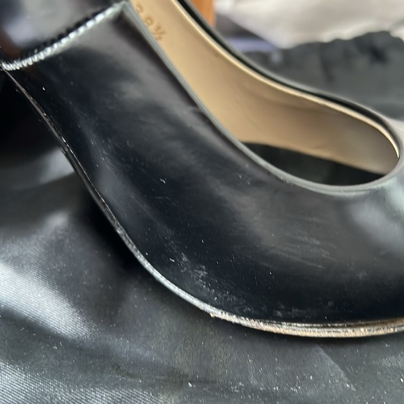 [YSL] black wooden pointed heels - size 8.5 - Picture 4 of 5